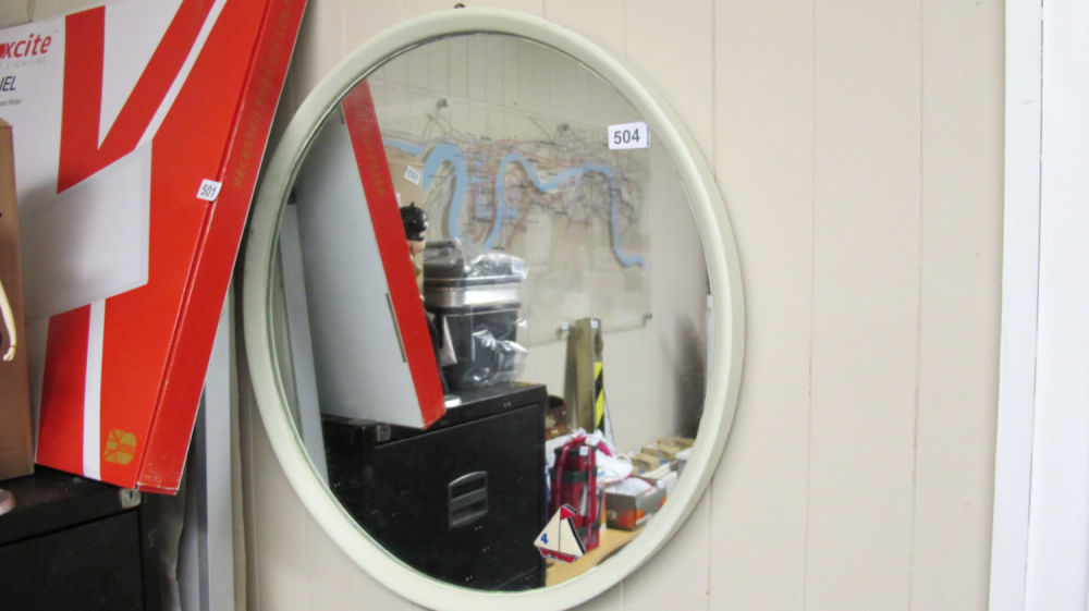 Lot 504: Fab circular mirror