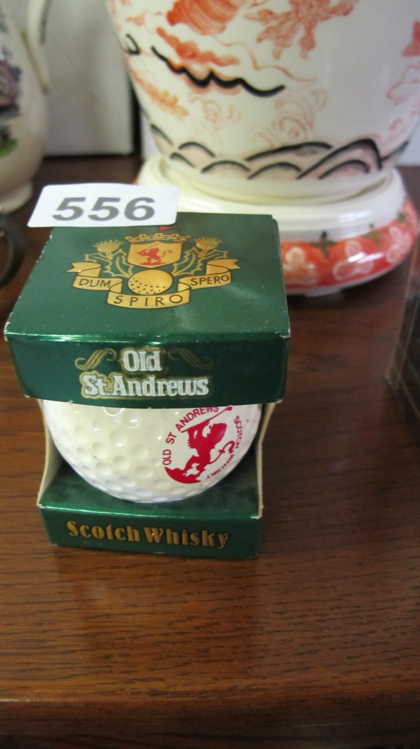 Lot 556: Old St Andrews novelty golf Scotch whisky