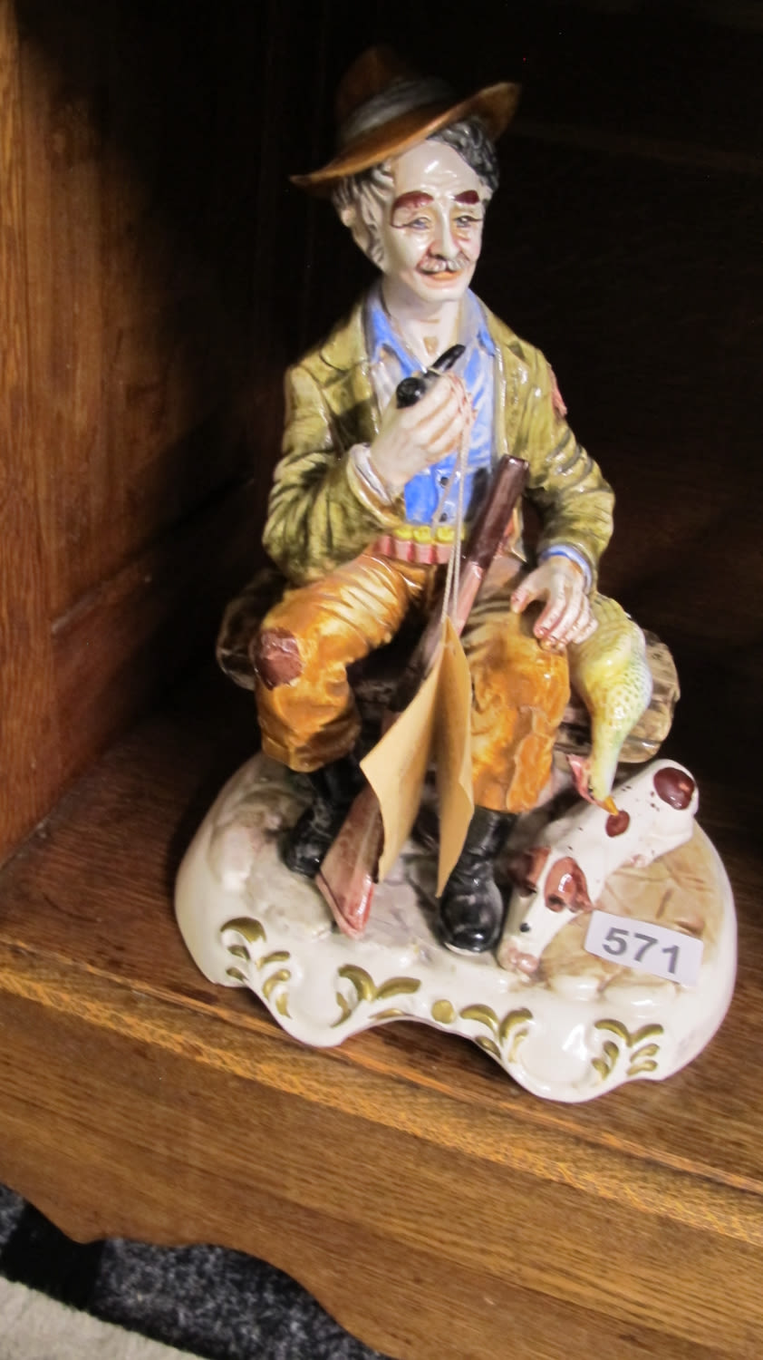 Lot 571: Capodimonte  figurine