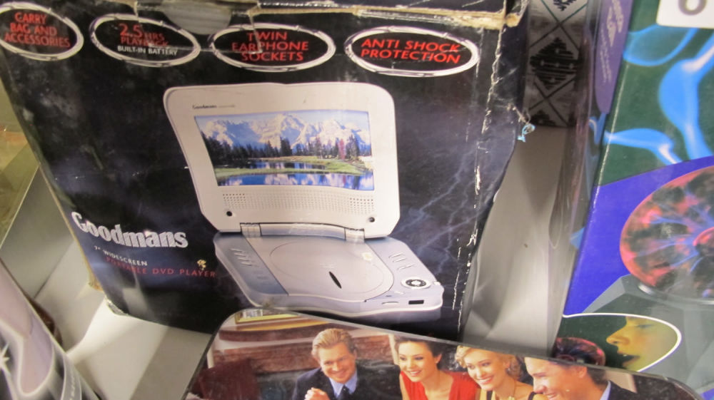 Lot 617: Goodmans portable DVD player