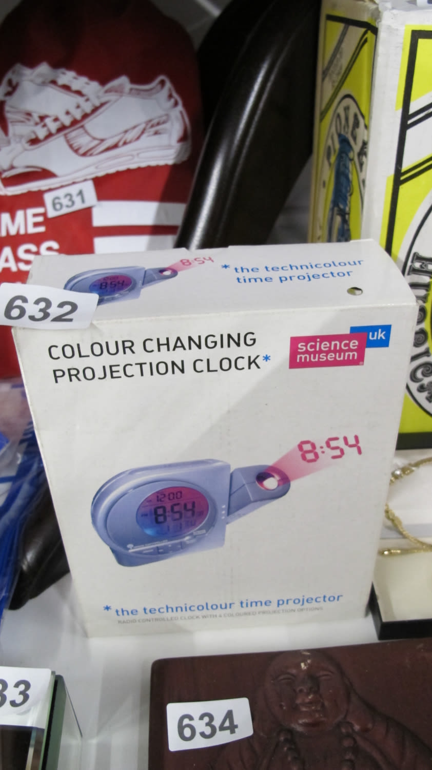 Lot 632: New Science Museum projection clock