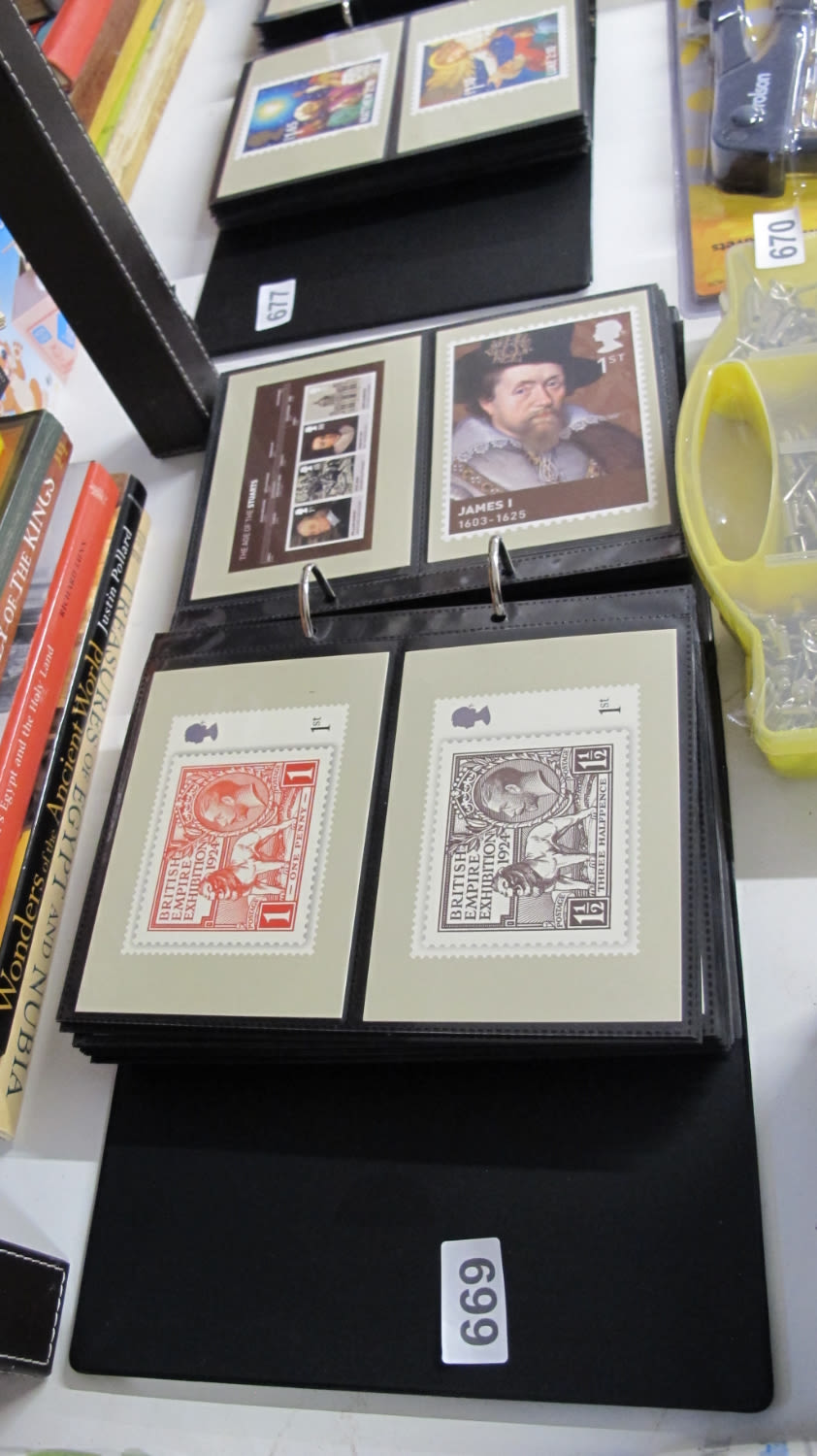 Lot 669: Album containing stamps