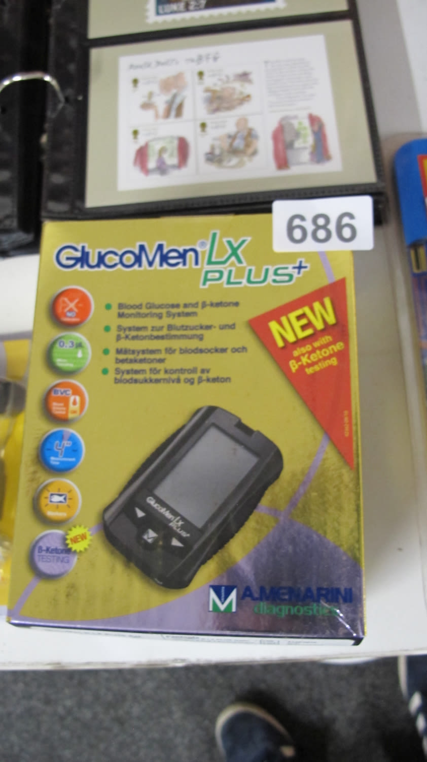 Lot 686: New blood glucose tester