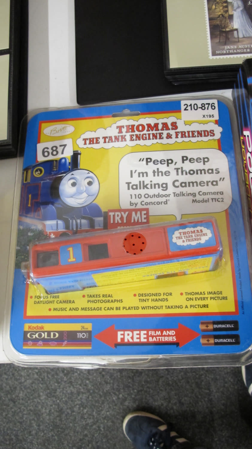 Lot 687: Vintage Thomas the Tank Engine camera, as new