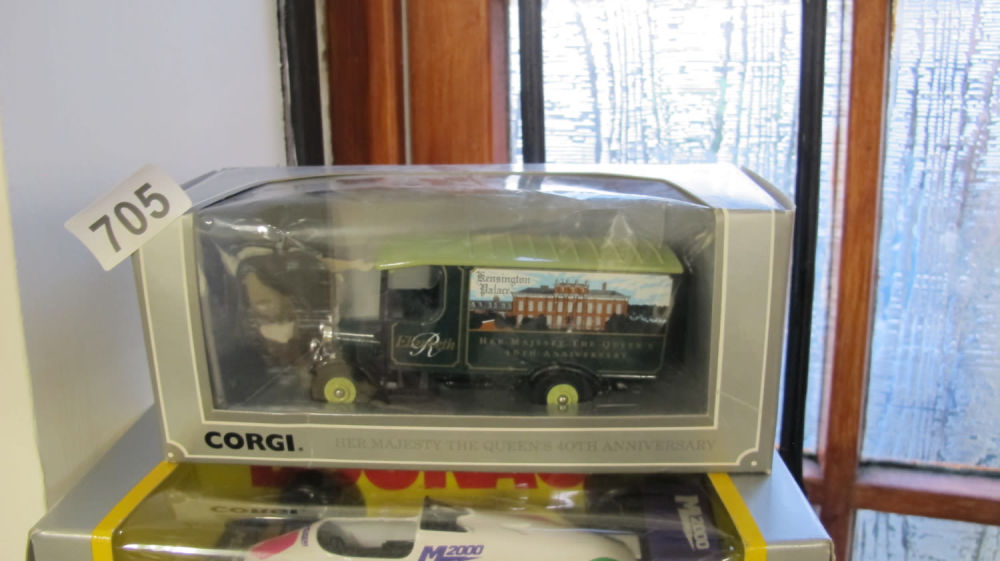 Lot 705: Corgi Die Cast model commemorating the Queen's 40th...