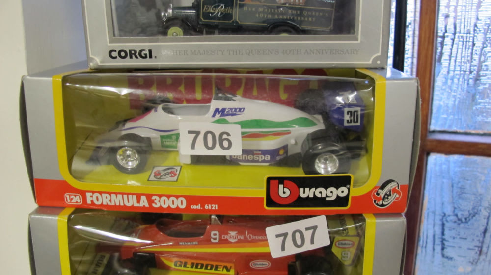 Lot 706: Boxed Burago Formula 3000 car