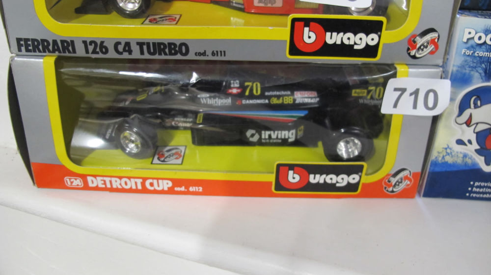 Lot 710: Boxed Burago Detroit Cup Car