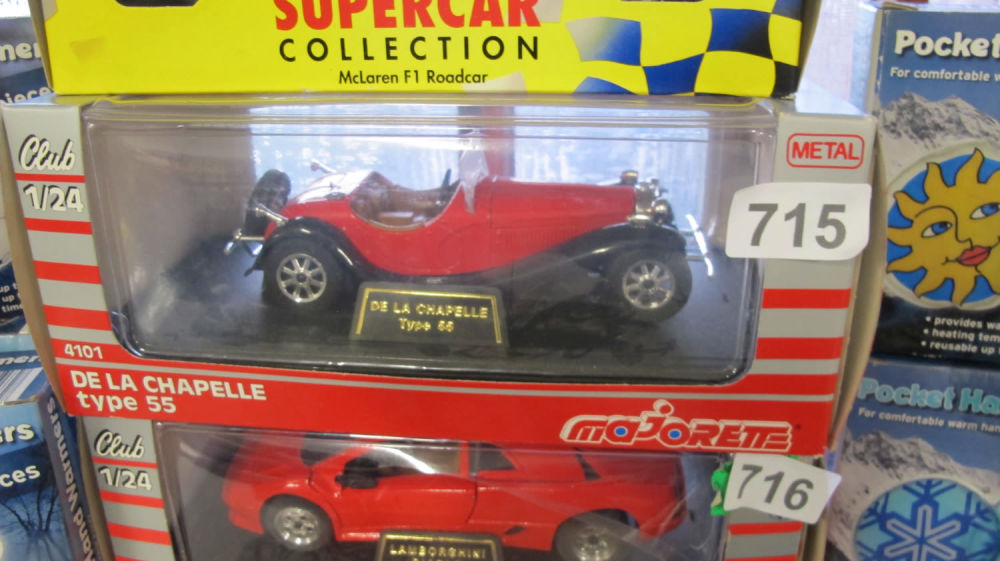 Lot 715: Boxed Majorette De La Chapelle type 55 car