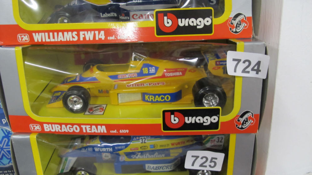 Lot 724: Burago Team car
