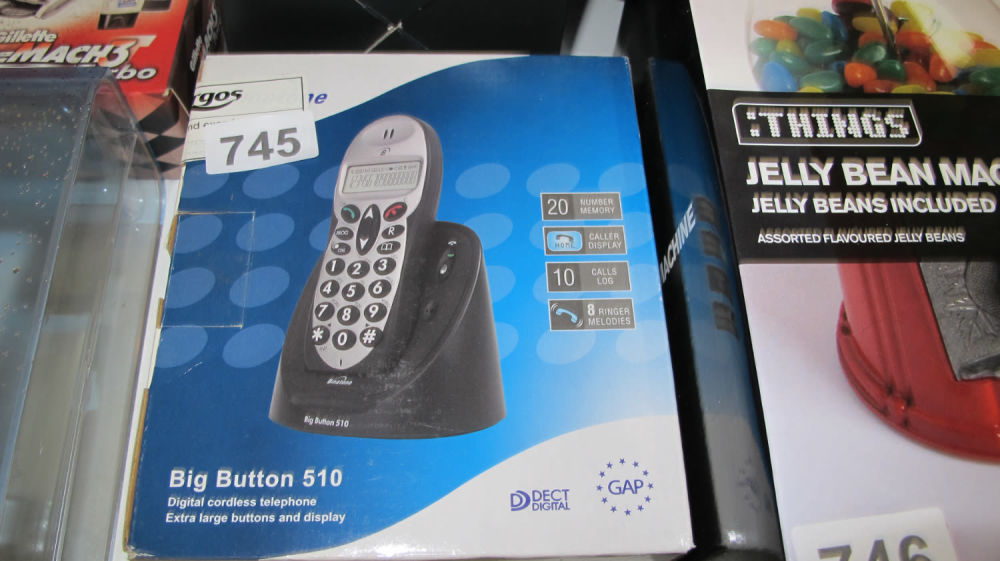Lot 745: Big button phone