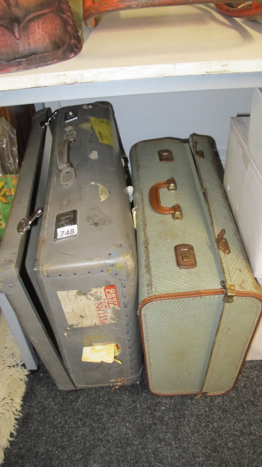 Lot 748: Vintage suitcases