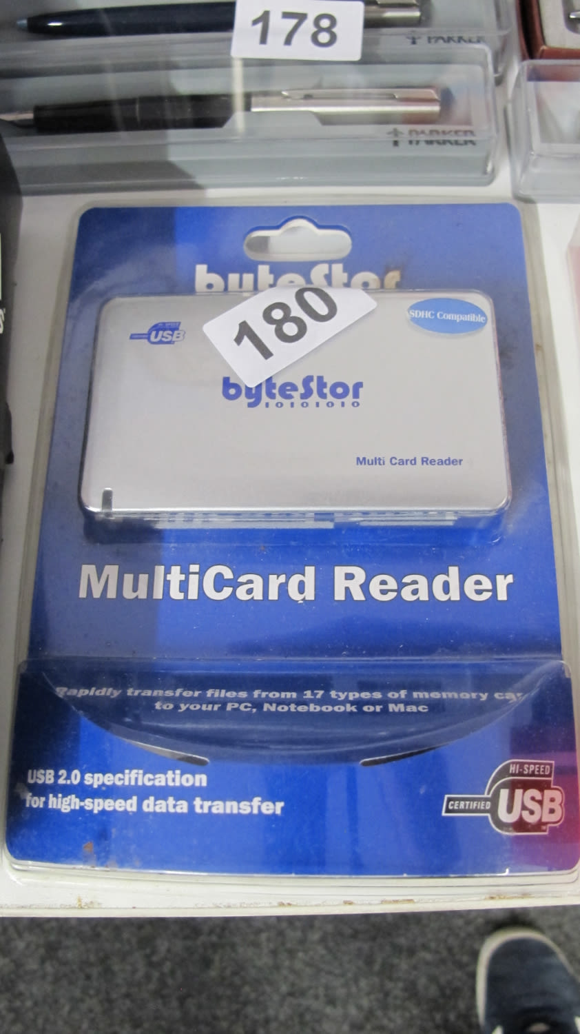 Lot 180: New student multi storage card reader