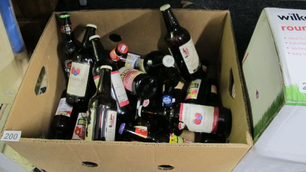 Lot 200: Box of assorted flavoured ciders
