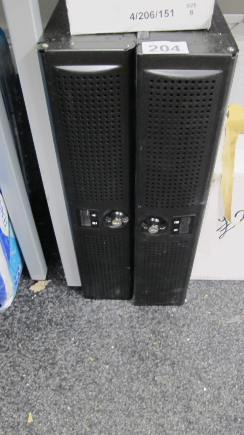Lot 204: two computer servers in working order