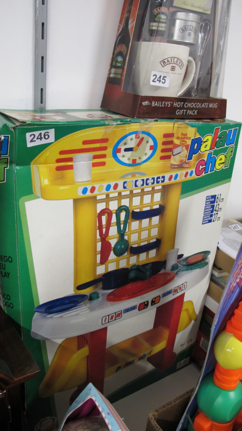 Lot 246: New play kitchen