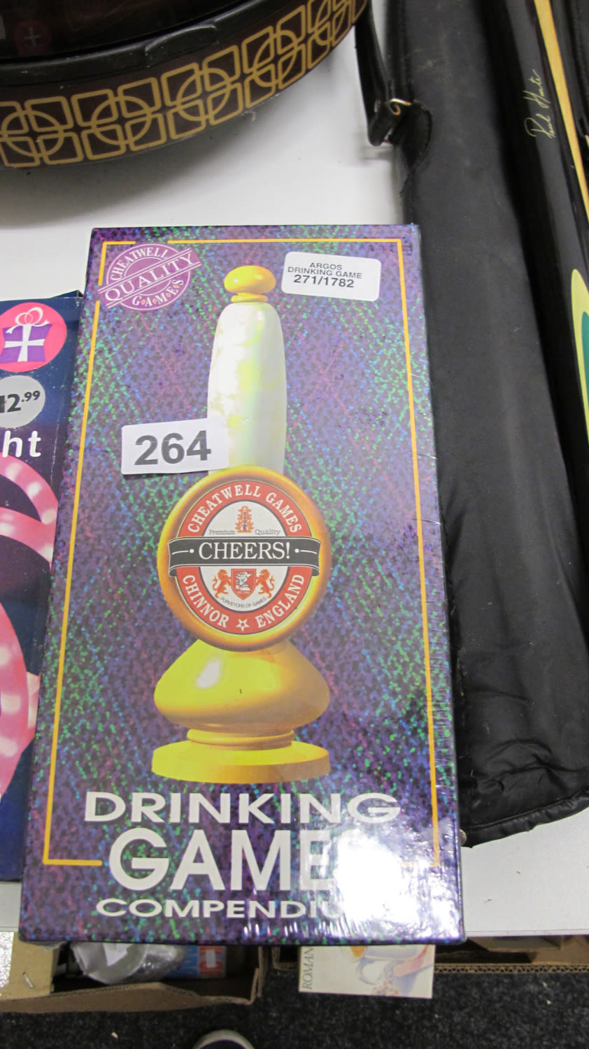 Lot 264: New compendium of drinking games. Ideal Valentines gift!