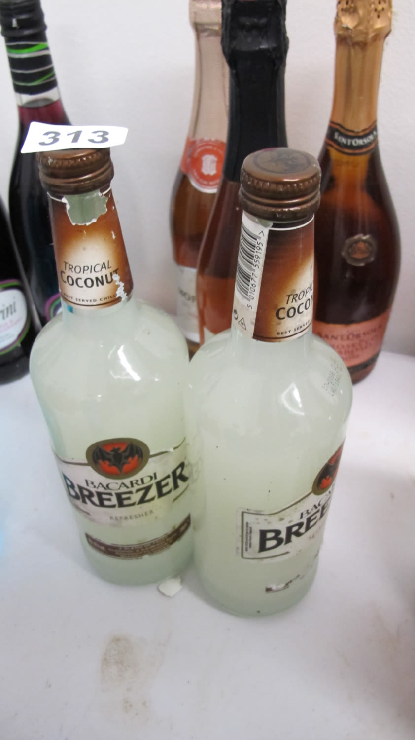 Lot 313: 2 Bottles of Bacardi Breezer