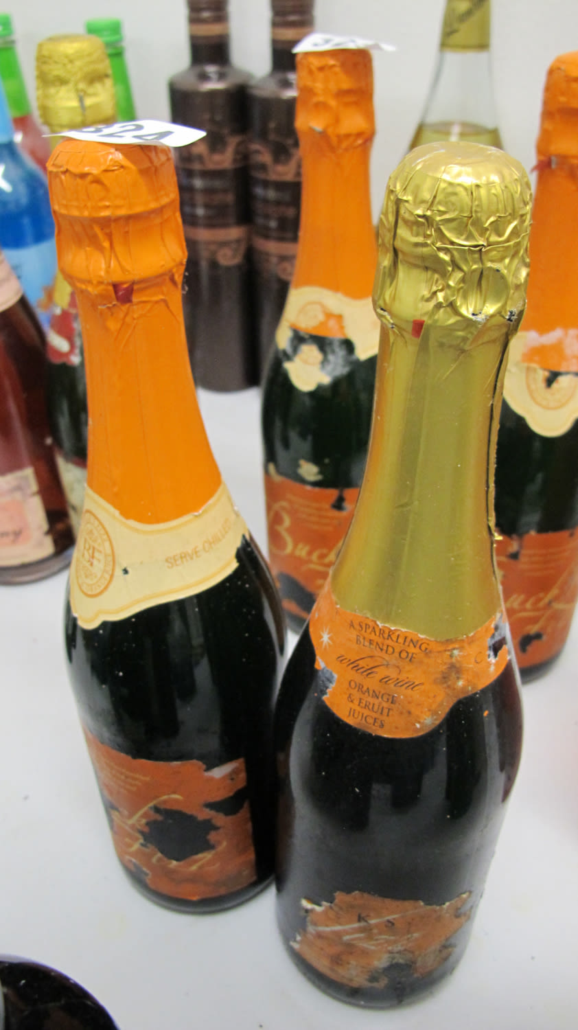 Lot 324: 2 bottles of bucks fizz