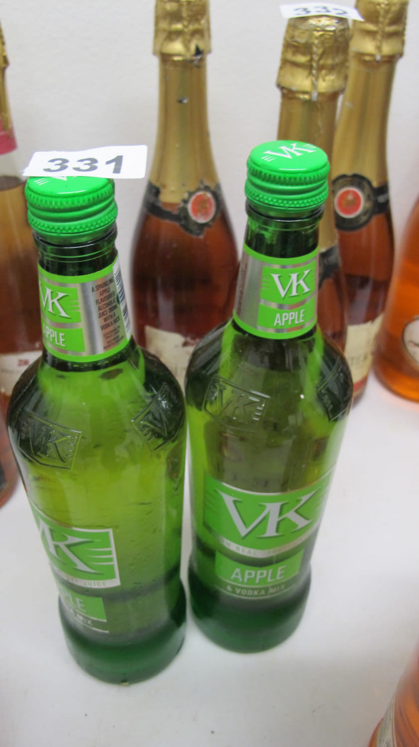 Lot 331: 2 bottles of VK