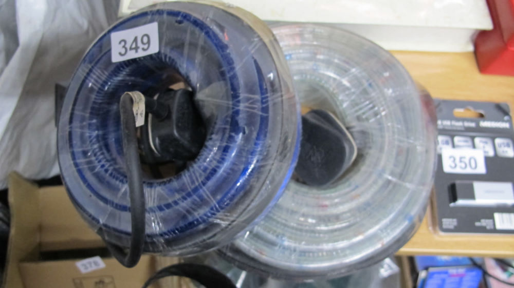 Lot 349: rope lights new x 2