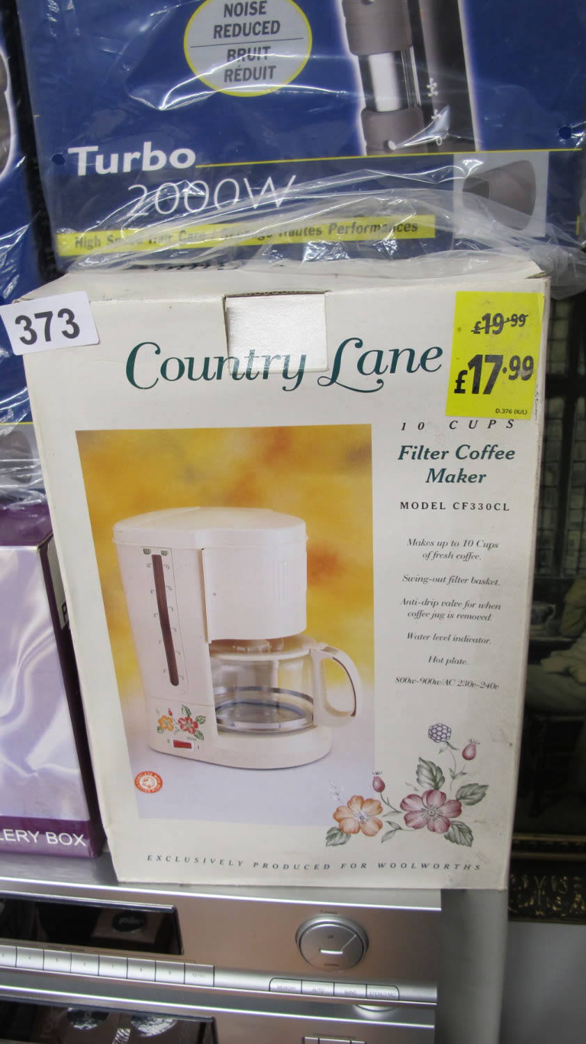 Lot 373: Country Land filter coffee maker