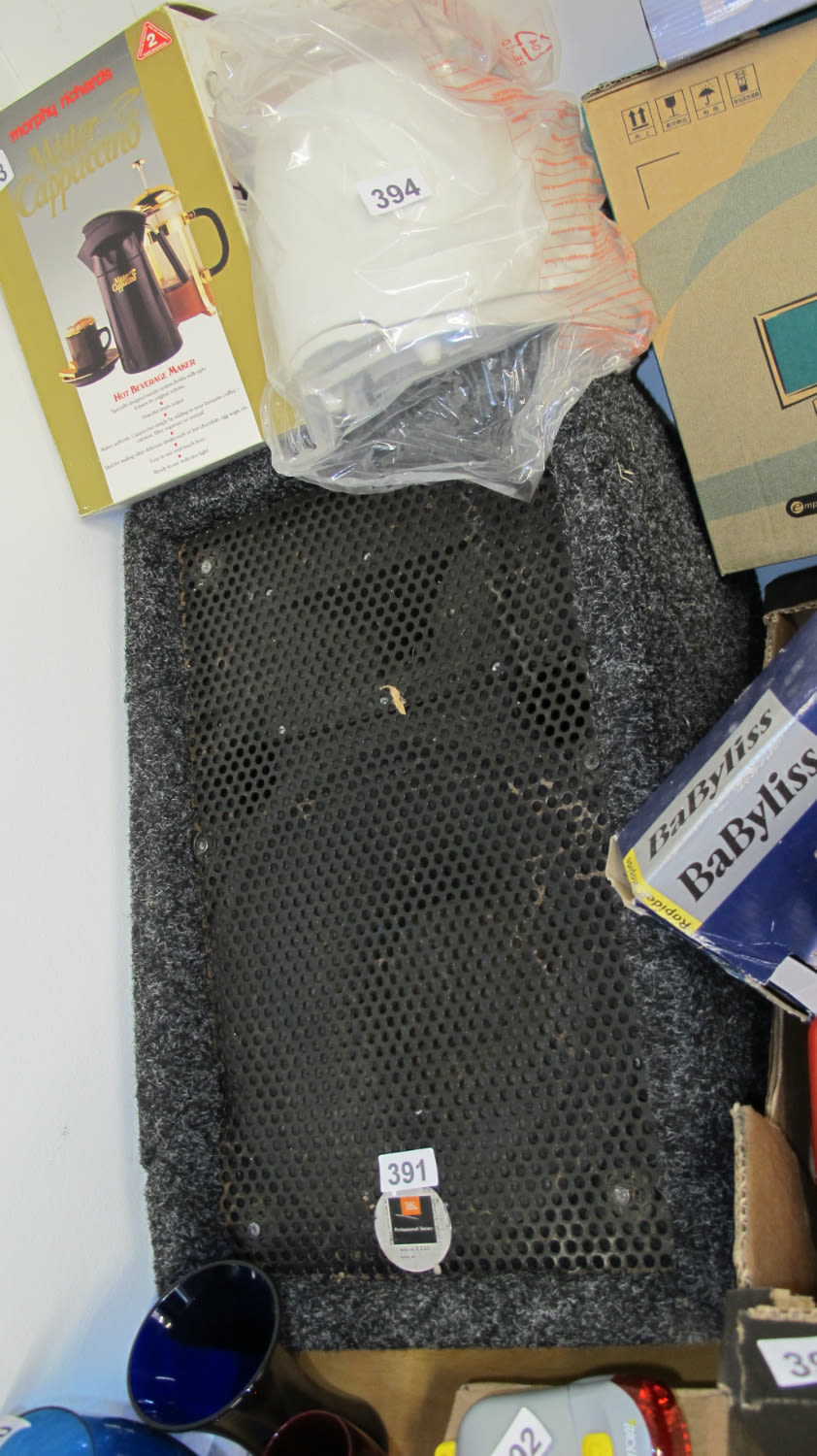 Lot 391: Large JBL car speaker