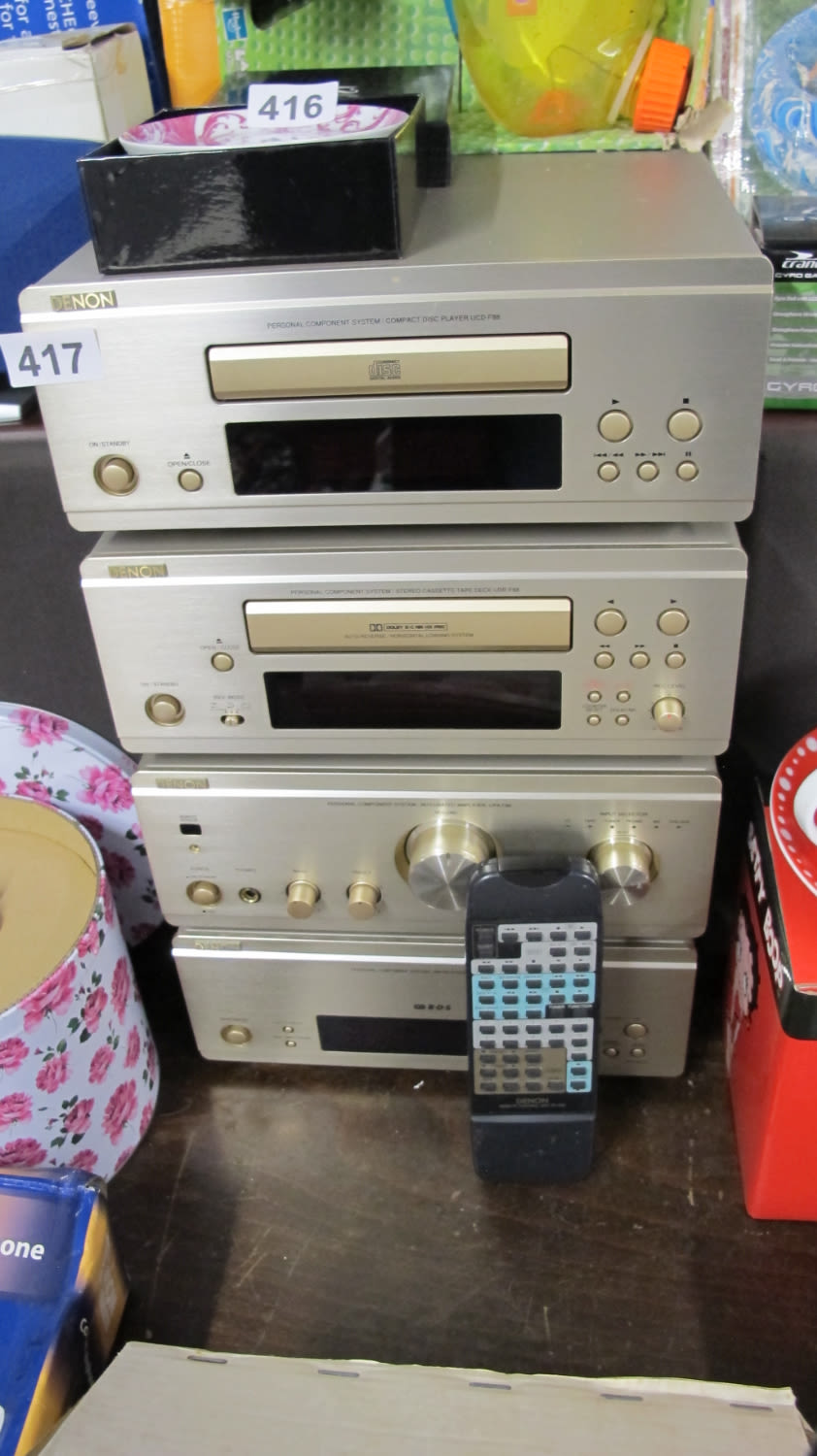 Lot 417: A top quality Denon stereo midi hifi system...