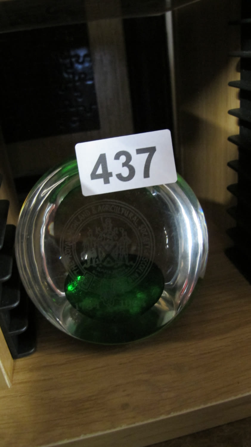Lot 437: Scottish paperweight