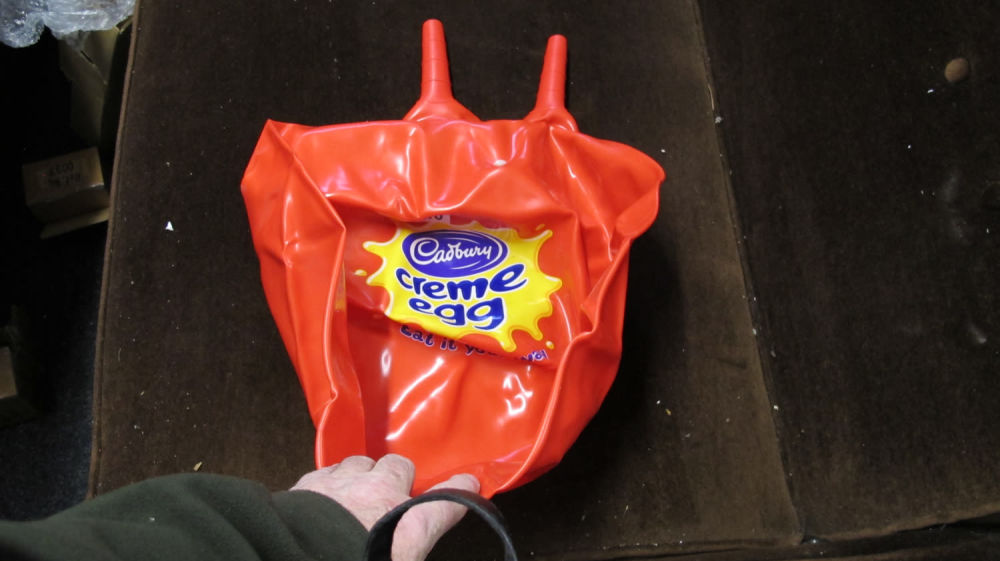 Lot 441: Cadbury creme egg space hopper