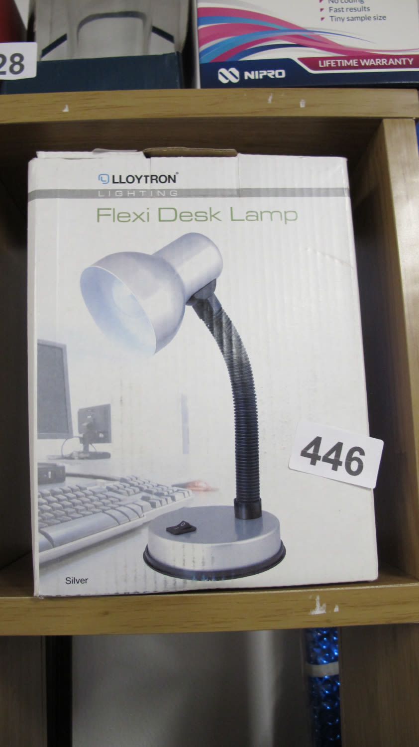 Lot 446: Boxed desk lamp