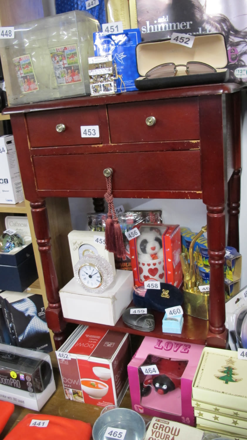 Lot 453: Small side table