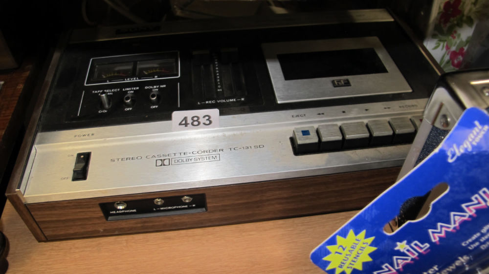 Lot 483: Retro Sony cassette recorder