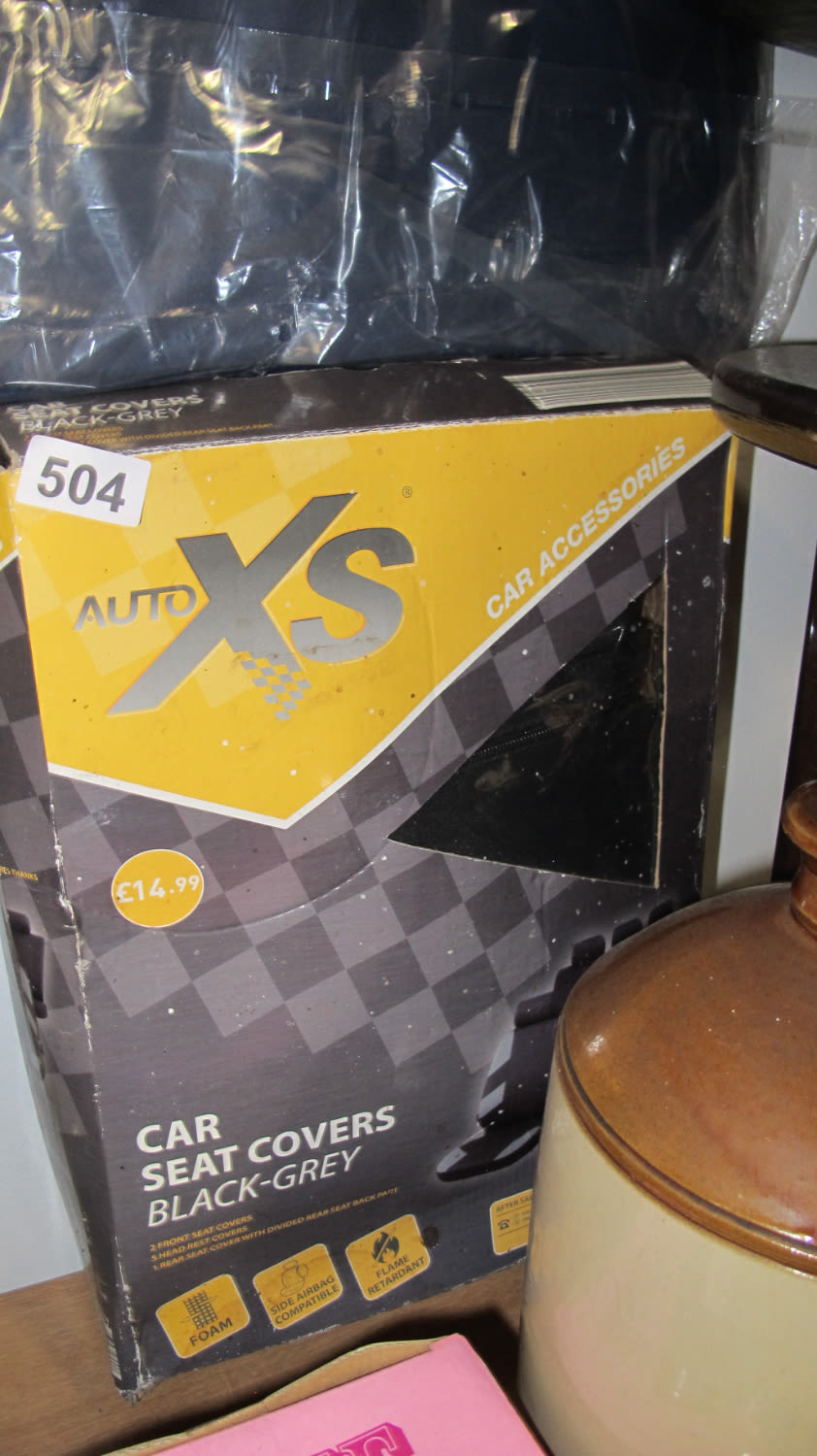 Lot 504: luxury padded car seat covers