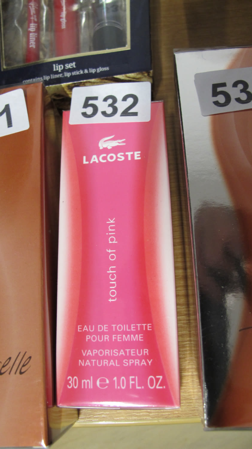Lot 532: Lacoste Touch of Pink  ideal for Valentines gift