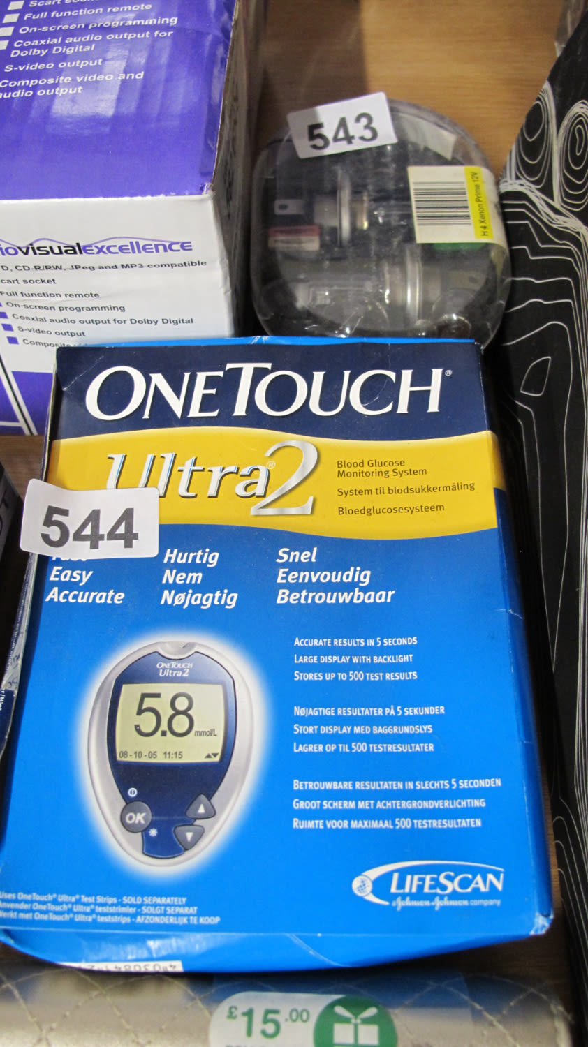 Lot 544: One Touch Ultra2 glucose monitor