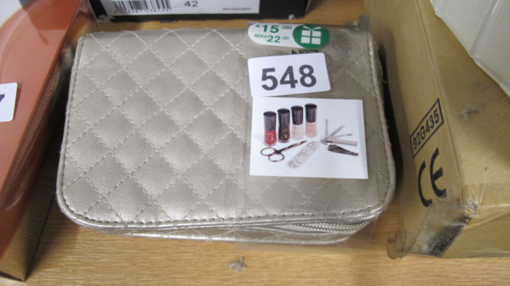 Lot 548: No7 manicure and varnish set ideal for Valentines...