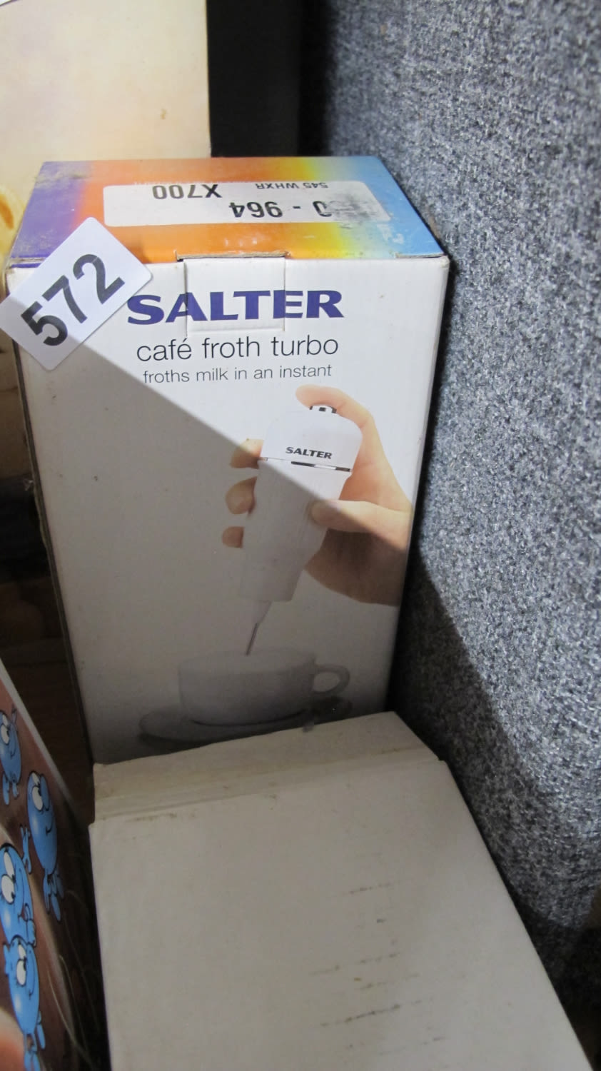 Lot 572: Salter frother. Not to be confused with a...