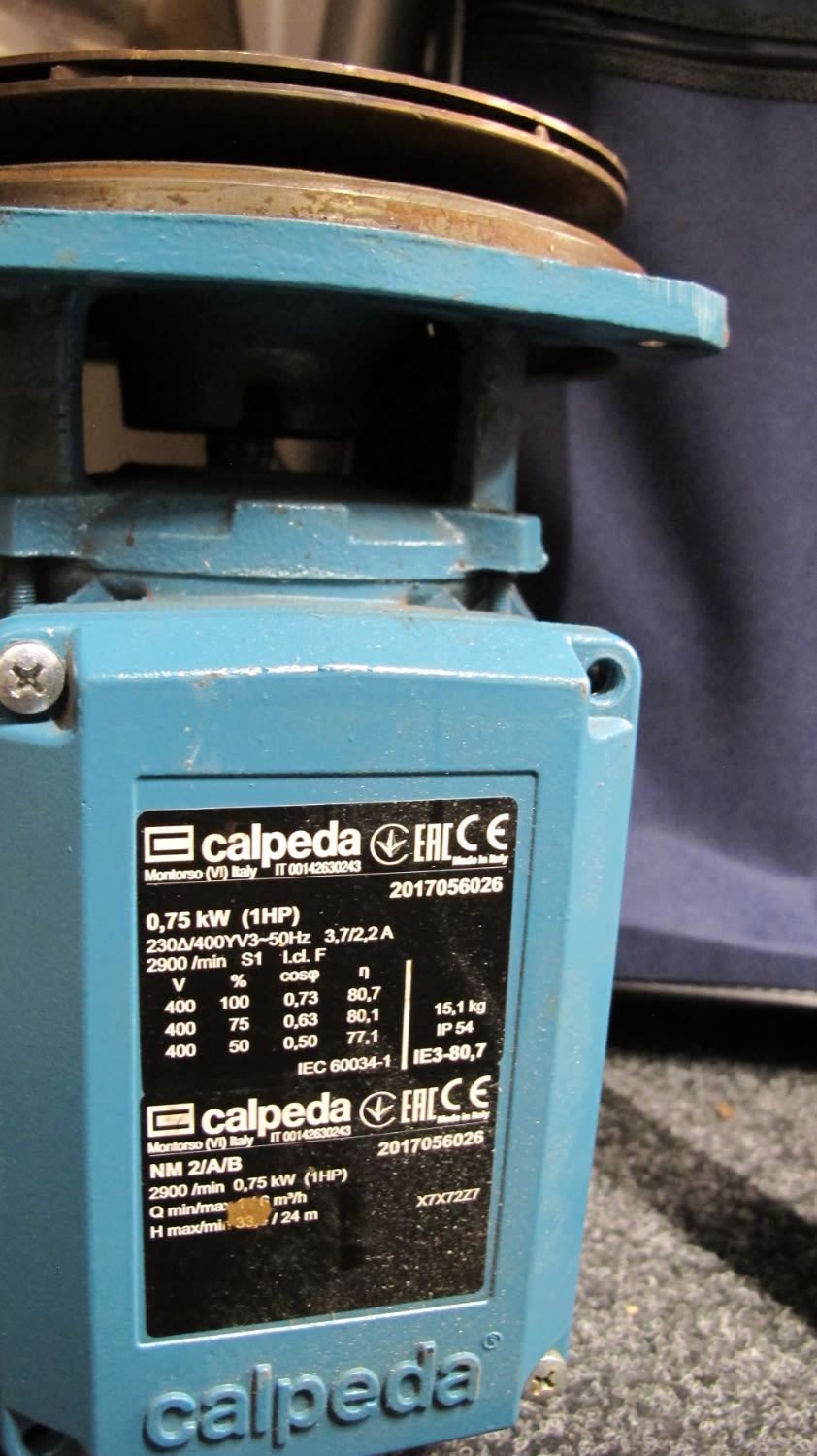 Lot 636: Calpeda pump