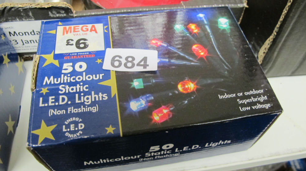 Lot 684: Christmas lights