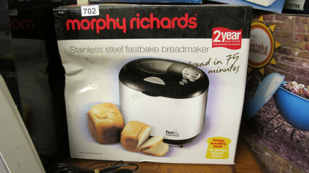 Lot 702: Morphy Richards breadmaker