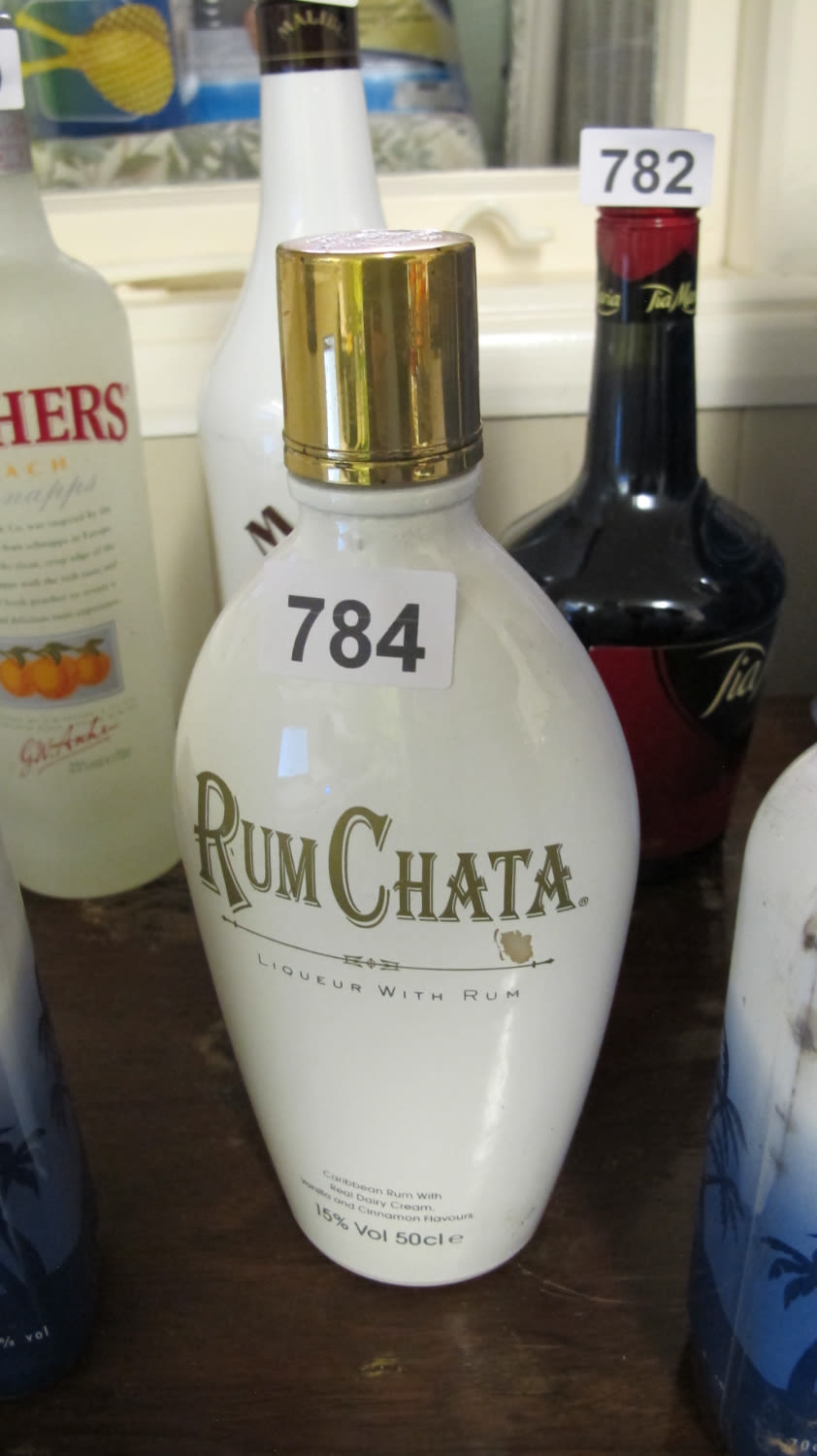 Lot 784: Bottle of rum liquer