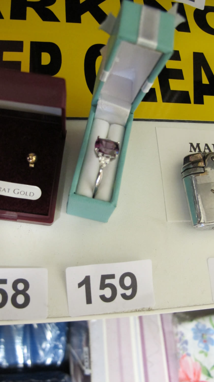 Lot 159: sterling silver stamped 925 ladies ring