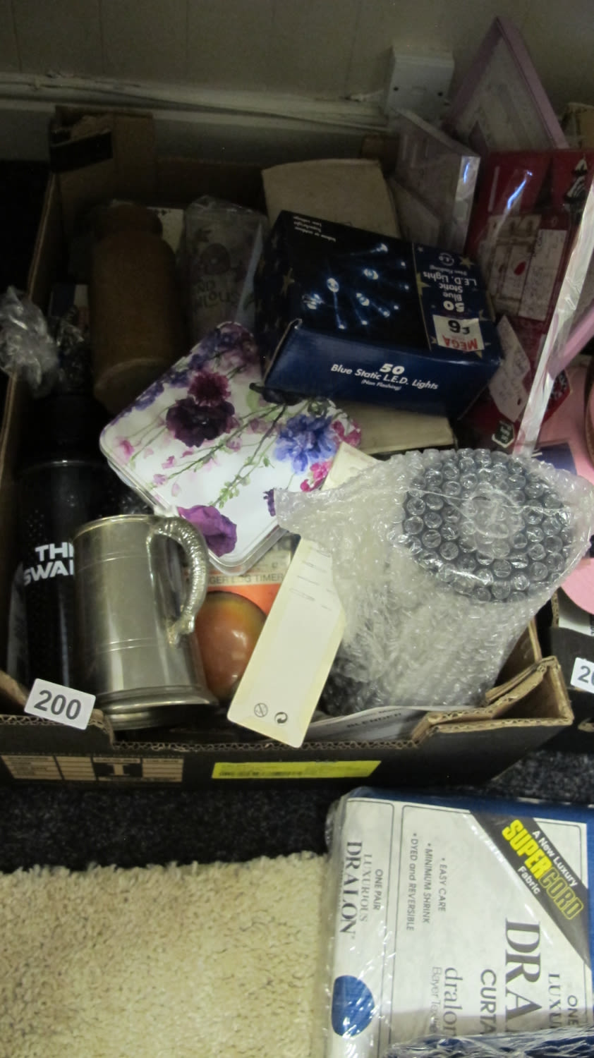 Lot 200: Box of misc