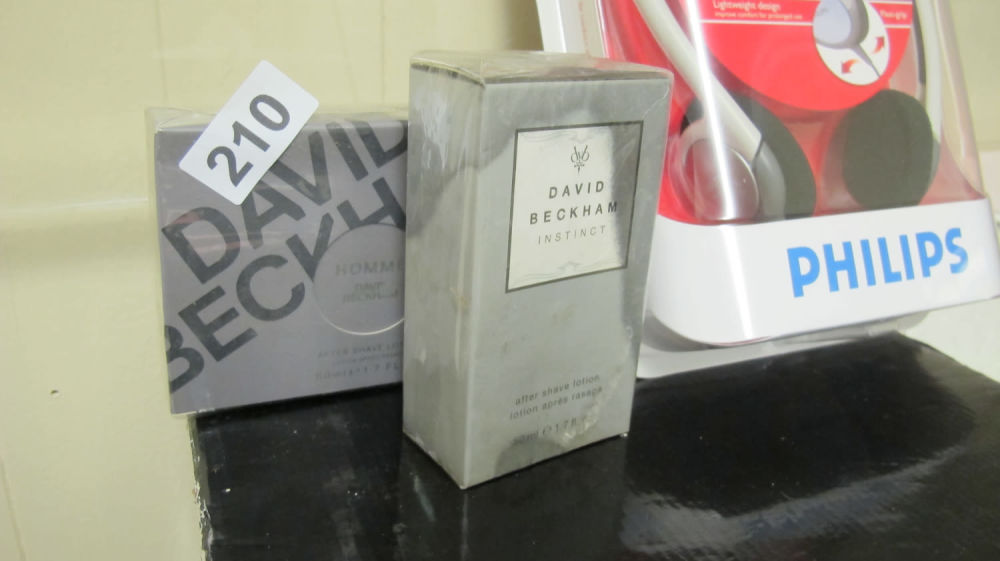 Lot 210: David Beckham after shaves