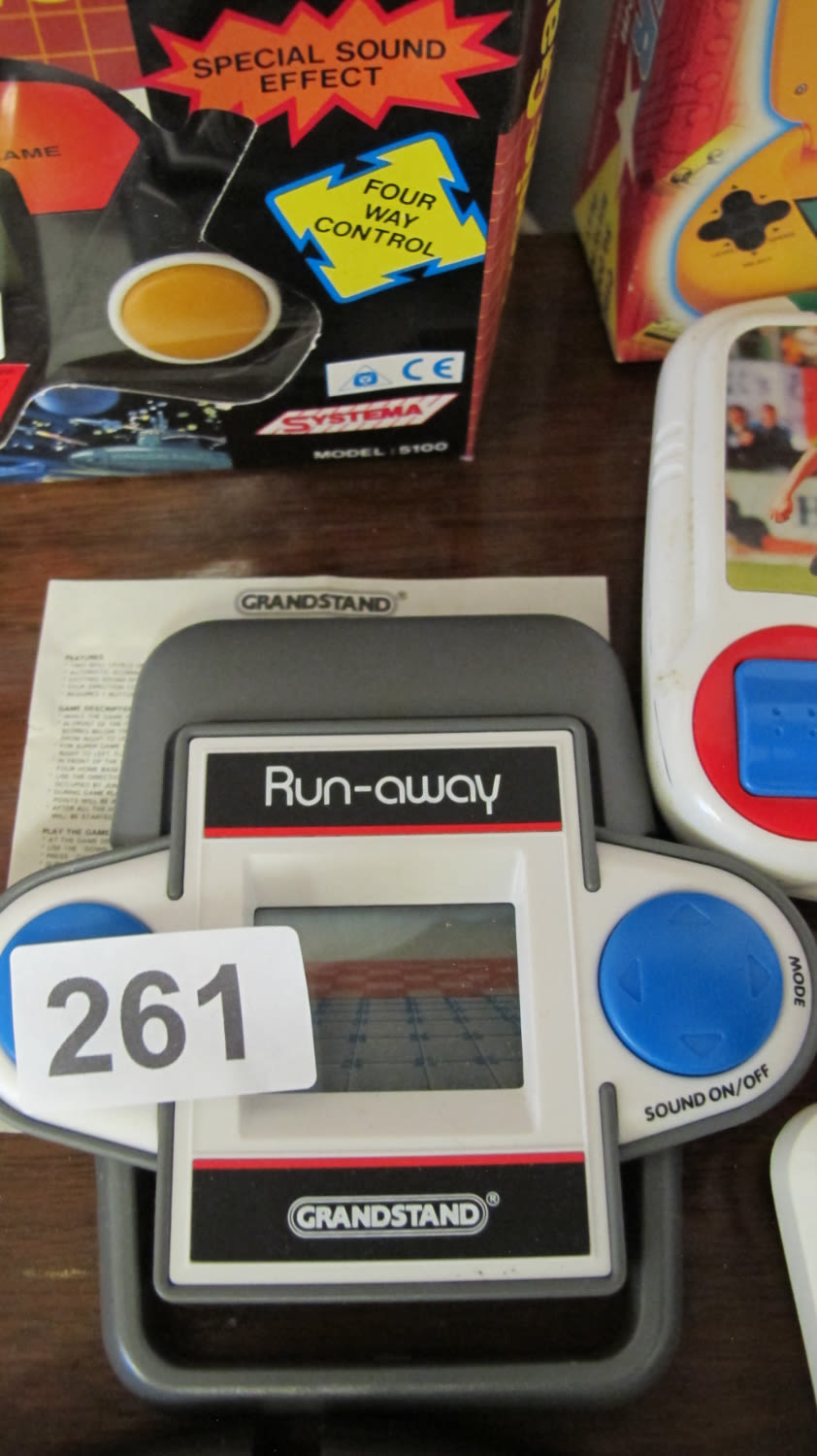 Lot 261: Vintage Systema Grandstand Runaway Handheld electronic game