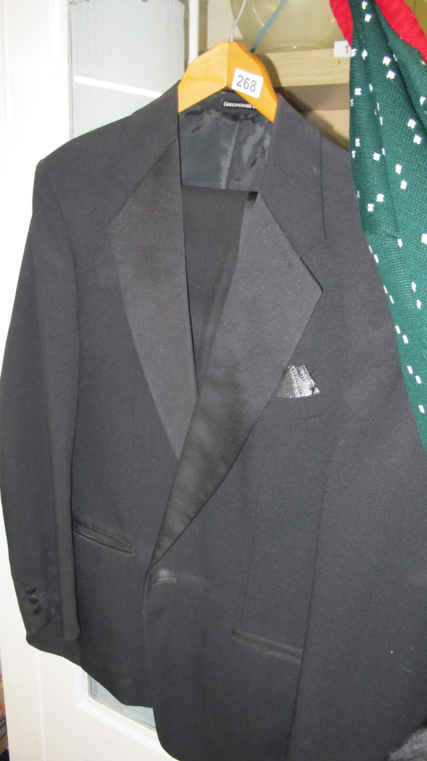 Lot 268: Gentlemans black suit