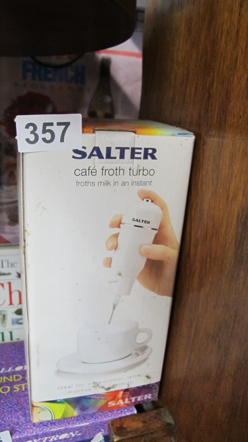 Lot 357: salter coffee frother