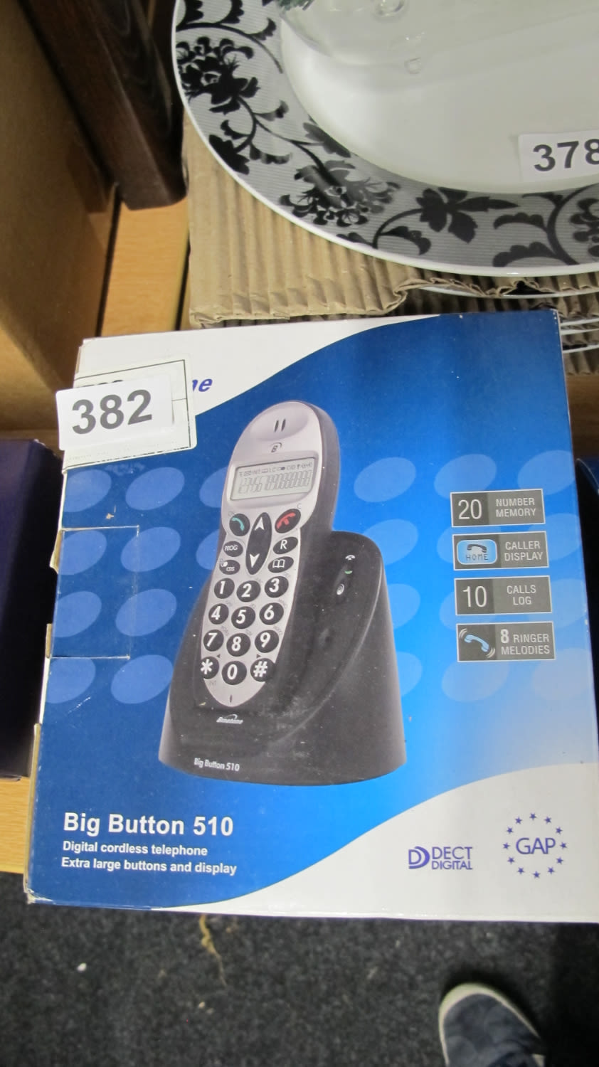 Lot 382: Big button phone
