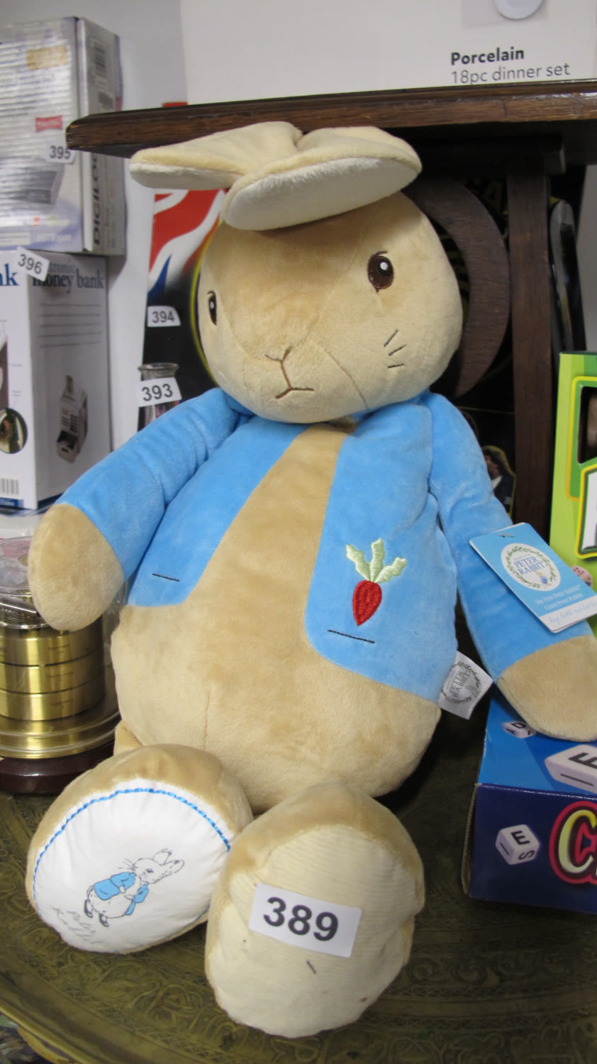 Lot 389: Large Peter Rabbit teddy