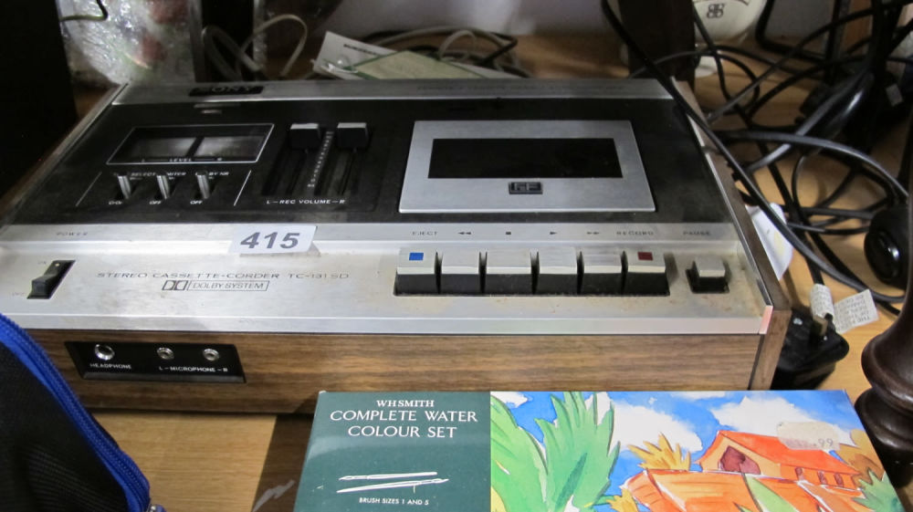 Lot 415: vintage Sony stereo cassette-recorder